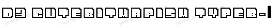 D3 CuteBitMapism TypeB字体转换